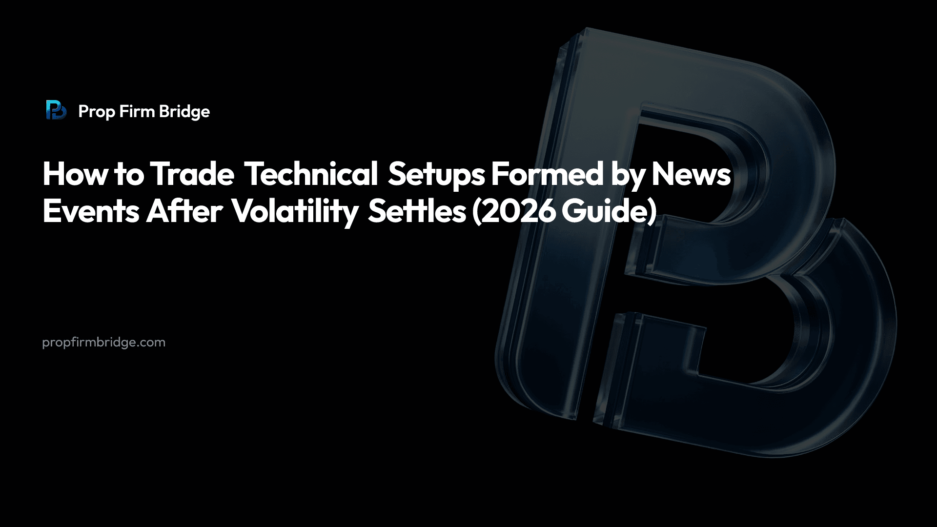 How to Trade Technical Setups Formed by News Events After Volatility Settles (2026 Guide) — Prop Firm Bridge