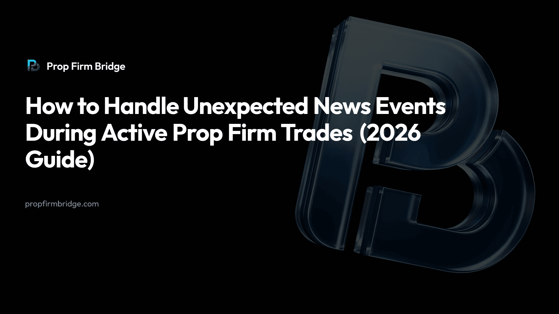 How to Handle Unexpected News Events During Active Prop Firm Trades (2026 Guide) — Prop Firm Bridge