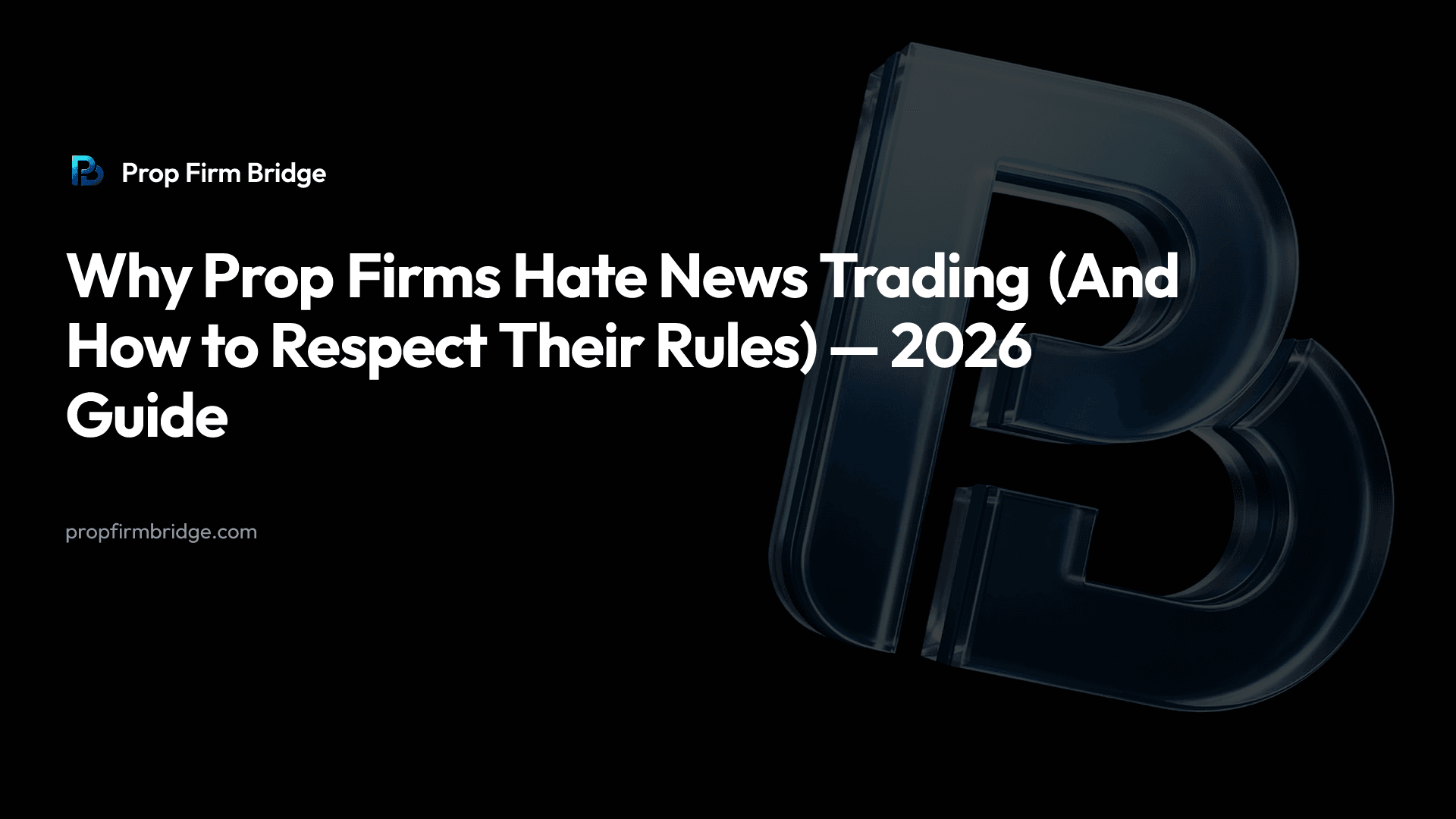 Why Prop Firms Hate News Trading (And How to Respect Their Rules) — 2026 Guide — Prop Firm Bridge
