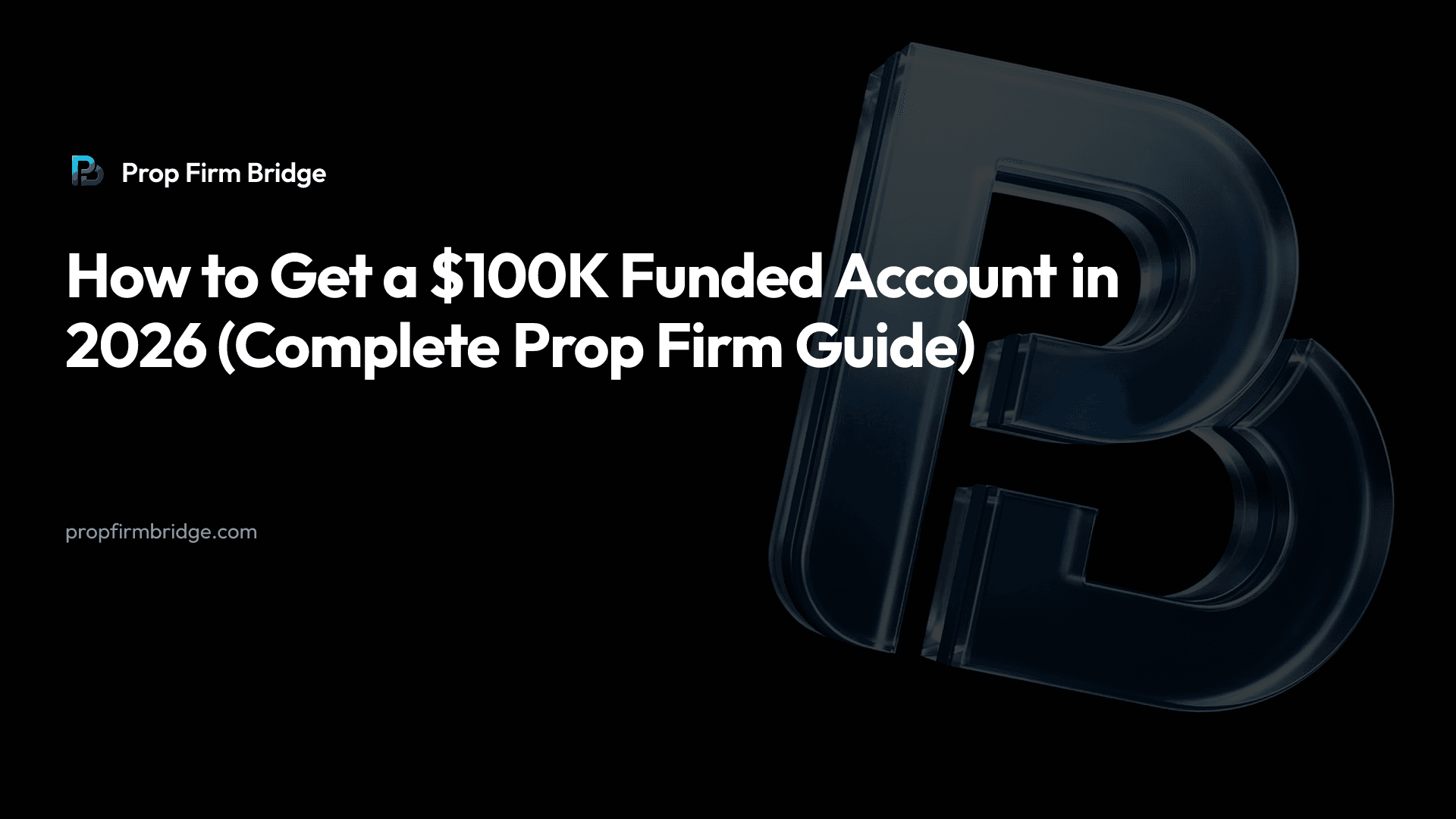 How to Get a $100K Funded Account in 2026 (Complete Prop Firm Guide)
