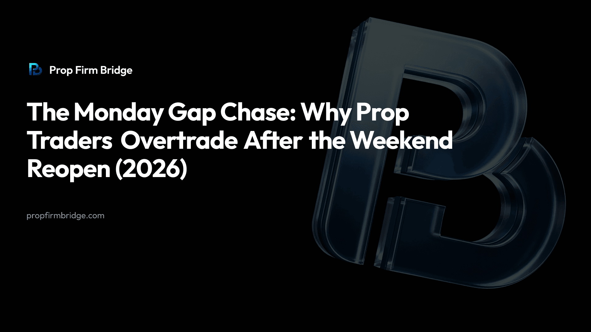 The Monday Gap Chase: Why Prop Traders Overtrade After the Weekend Reopen (2026) — Prop Firm Bridge
