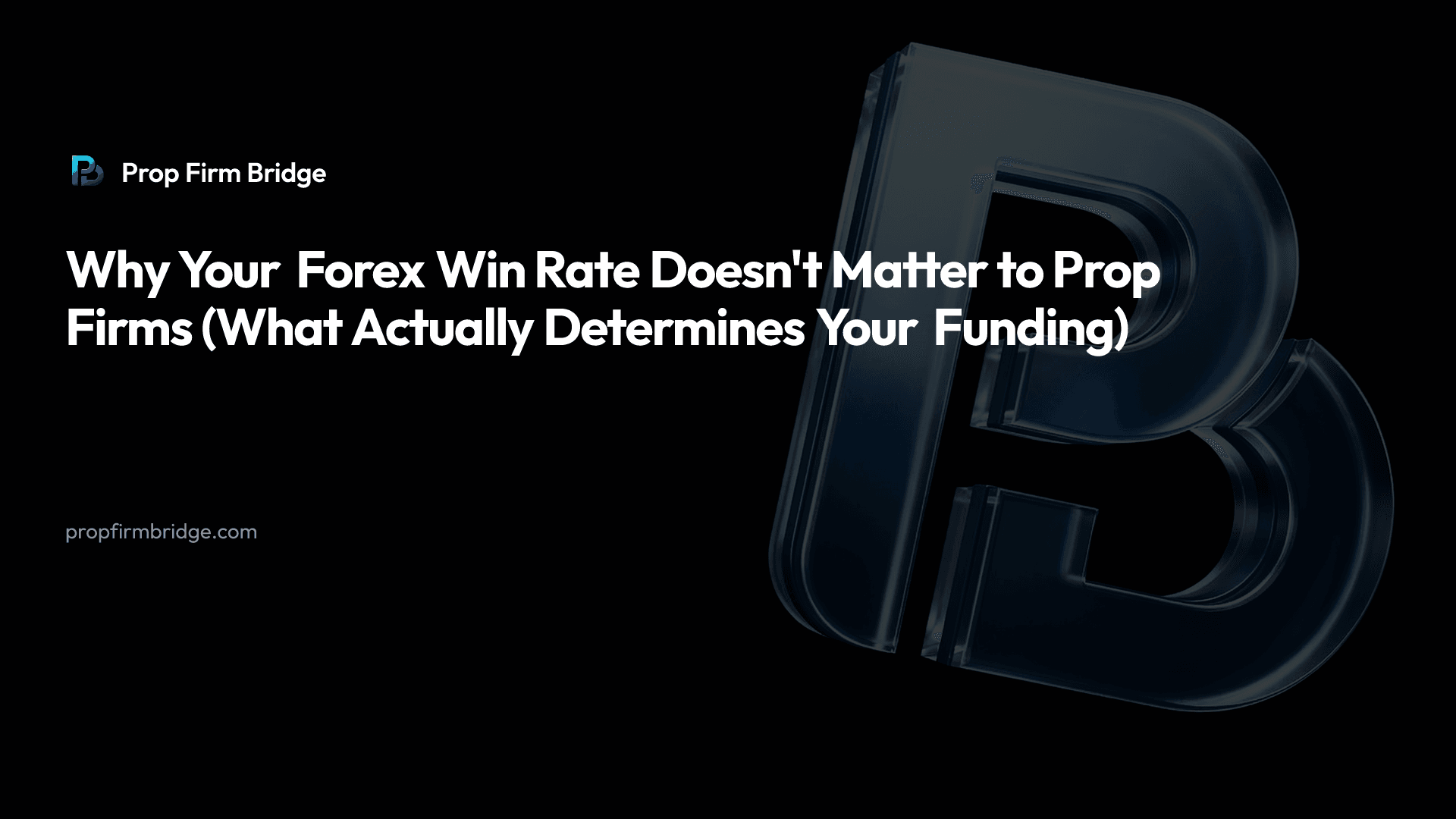 Why Your Forex Win Rate Doesn't Matter to Prop Firms (What Actually Determines Your Funding)