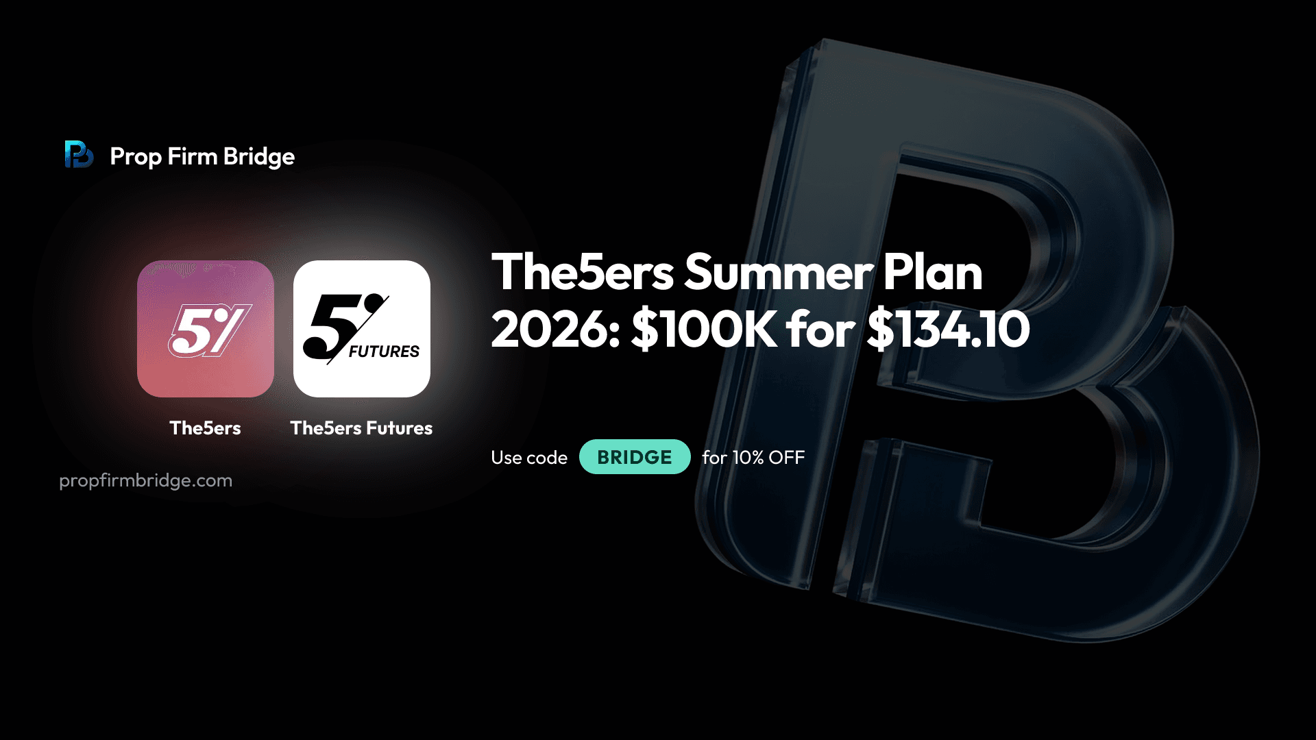 The5ers Summer Plan 2026: $100K for $134.10
