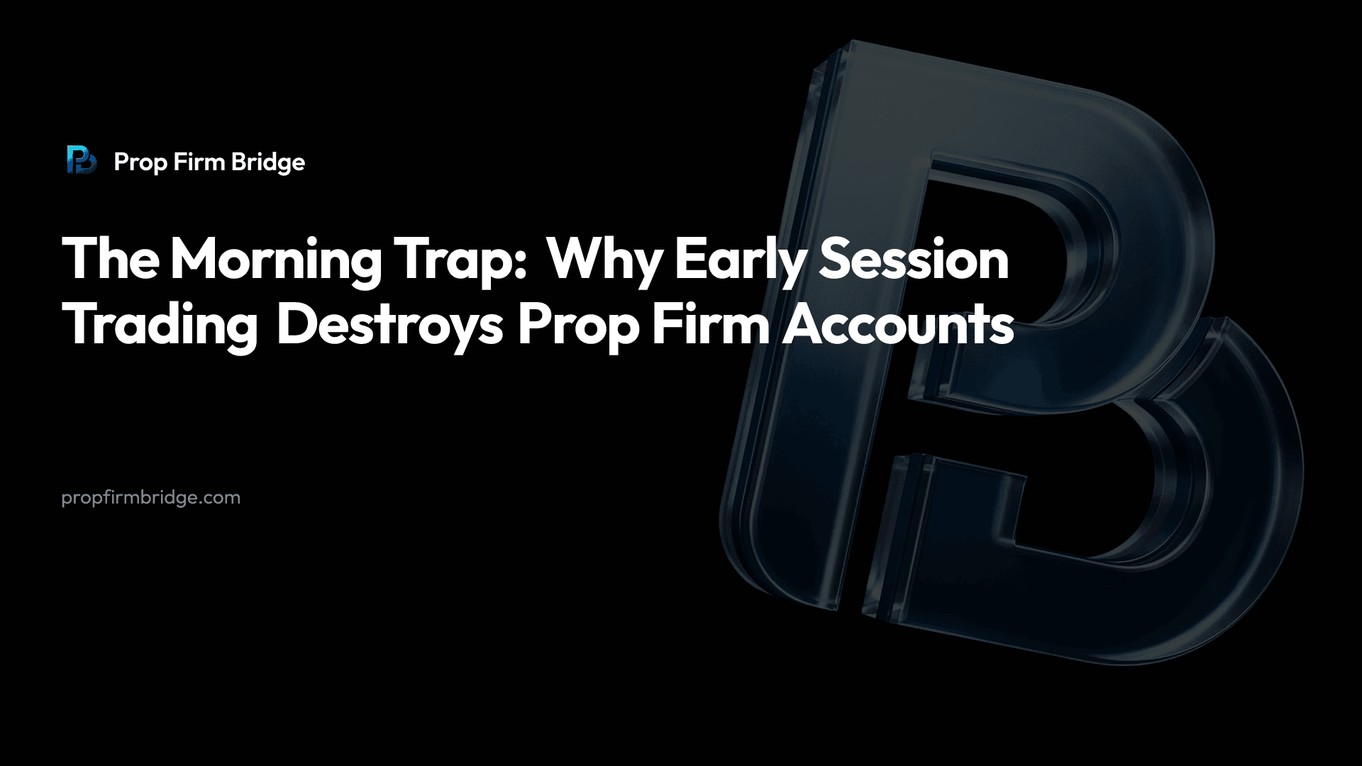 The Morning Trap: Why Early Session Trading Destroys Prop Firm Accounts — Prop Firm Bridge