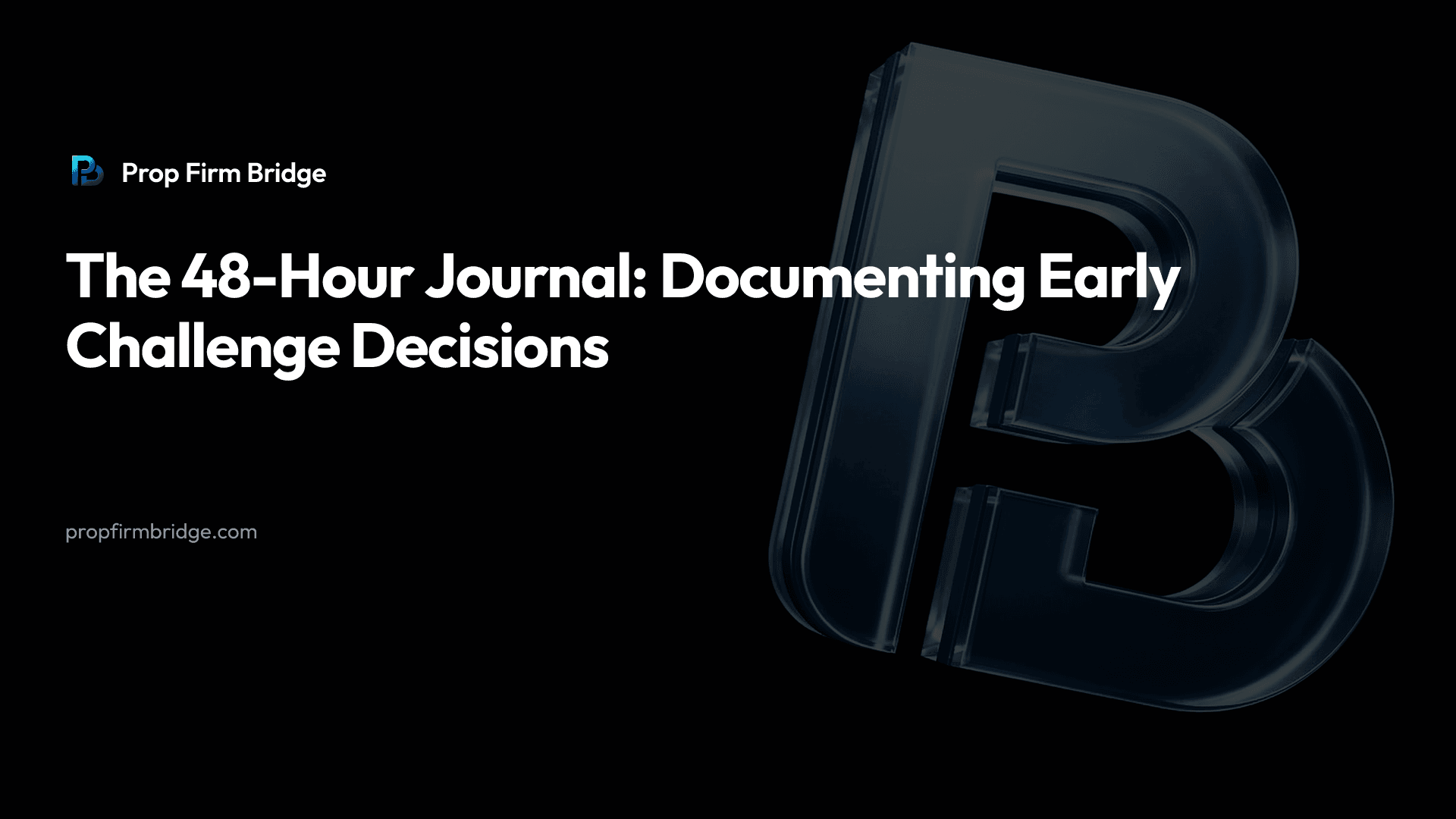 The 48-Hour Journal: Documenting Early Challenge Decisions — Prop Firm Bridge