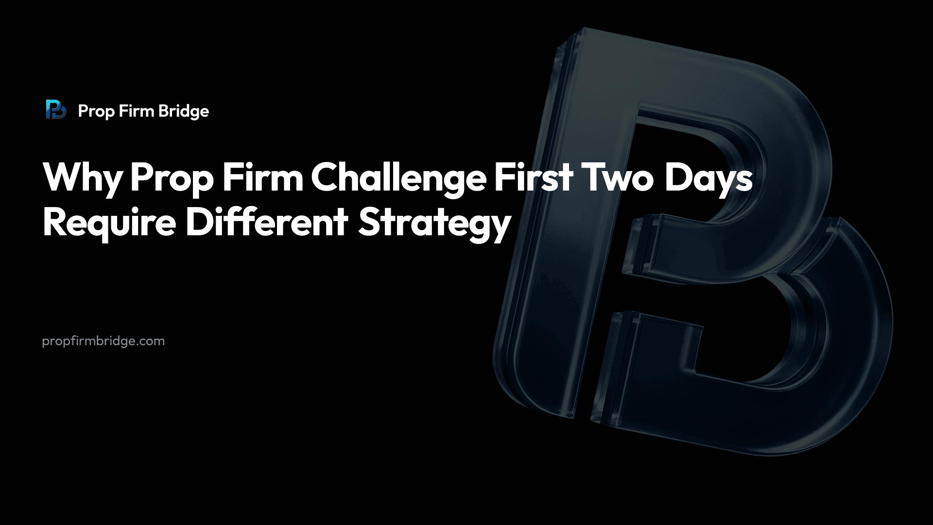 Why Prop Firm Challenge First Two Days Require Different Strategy — Prop Firm Bridge