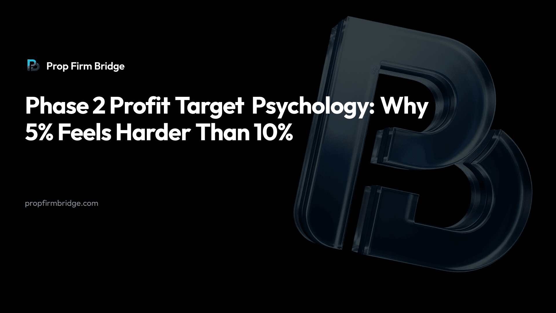 Phase 2 Profit Target Psychology: Why 5% Feels Harder Than 10% — Prop Firm Bridge