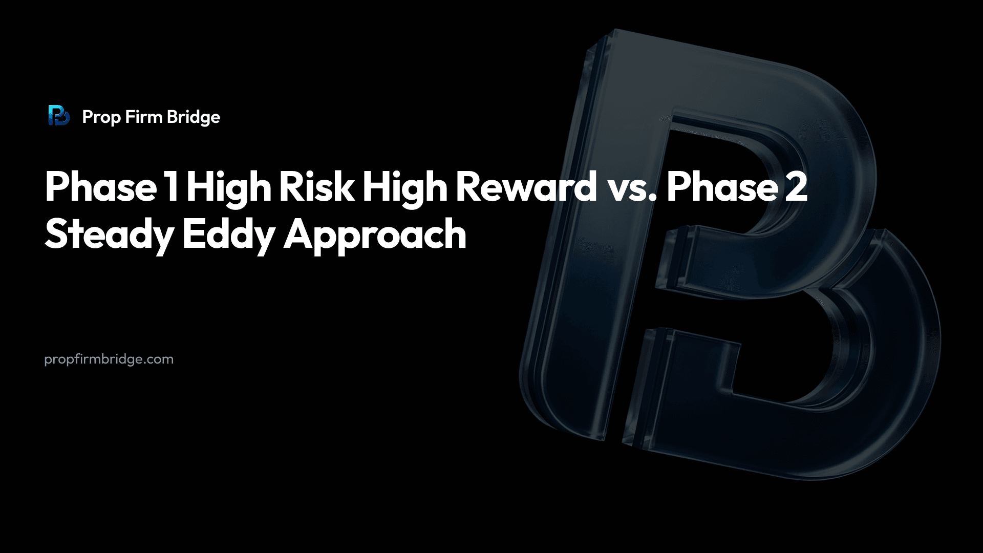 Phase 1 High Risk High Reward vs. Phase 2 Steady Eddy Approach — Prop Firm Bridge