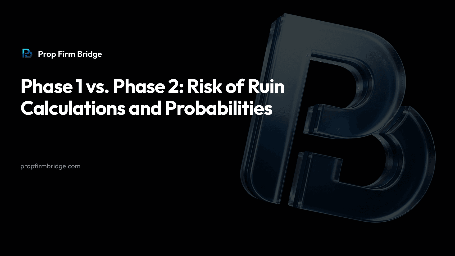 Phase 1 vs. Phase 2: Risk of Ruin Calculations and Probabilities — Prop Firm Bridge