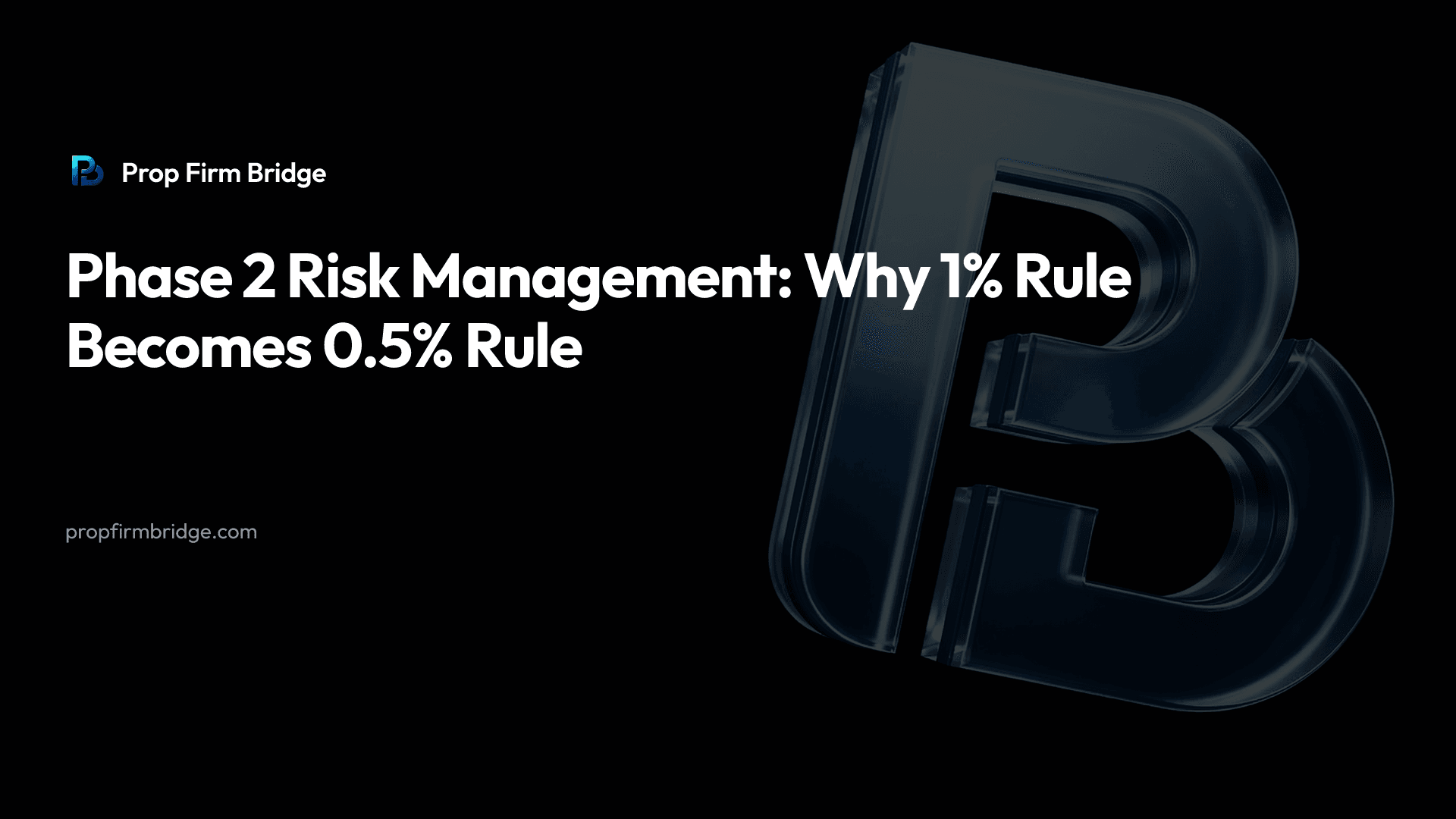 Phase 2 Risk Management: Why 1% Rule Becomes 0.5% Rule — Prop Firm Bridge