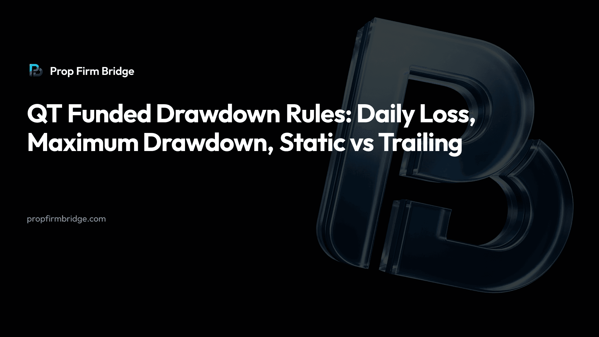 QT Funded Drawdown Rules: Daily Loss, Maximum Drawdown, Static vs Trailing — Prop Firm Bridge