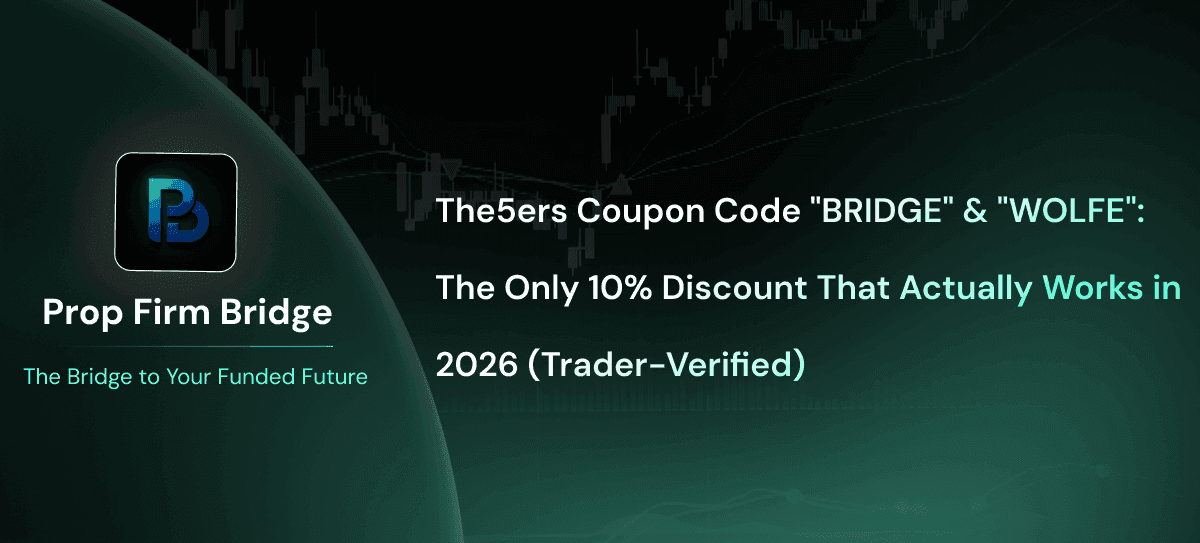 The5ers Coupon Code "BRIDGE" & "WOLFE": The Only 10% Discount That Actually Works in 2026 (Trader-Verified)
