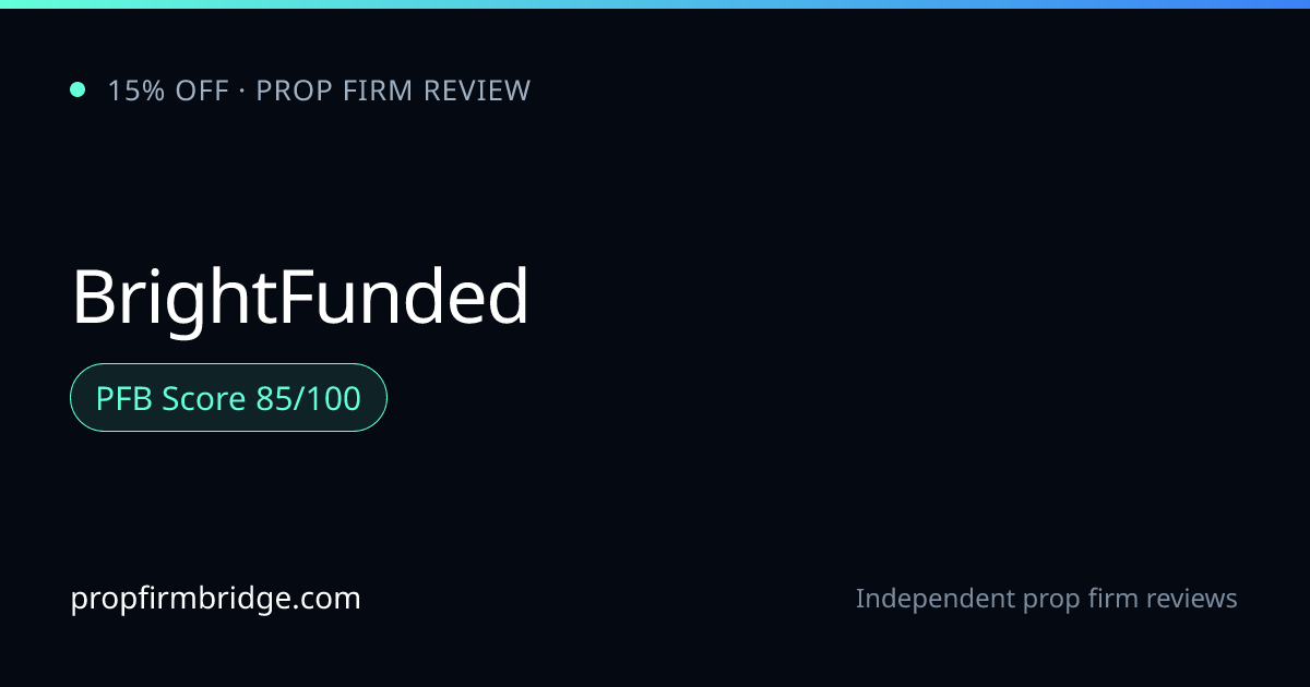 BrightFunded Challenge Accounts: Rules, Prices & Sizes | Prop Firm Bridge